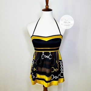 BEBE Vintage Silk Top Size S